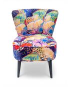 Gatsby Sessel Flowers Kimono mehrfarbig - 61x67x75 cm