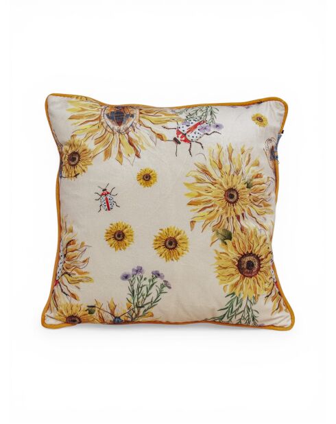 Kussen Language of Ladybugs veelkleurig - 40x40 cm