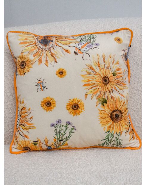 Kussen Language of Ladybugs veelkleurig - 40x40 cm