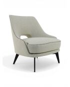 Fauteuil Œillet beige - 77x73x80 cm