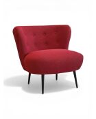 Sessel Swallow's Nest, Netzstoff, 78 x 79 x 73 cm, Himbeerrot