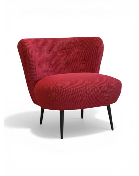 Sessel Swallow's Nest, Netzstoff, 78 x 79 x 73 cm, Himbeerrot