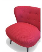 Sessel Swallow's Nest, Netzstoff, 78 x 79 x 73 cm, Himbeerrot