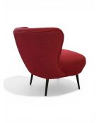 Sessel Swallow's Nest, Netzstoff, 78 x 79 x 73 cm, Himbeerrot