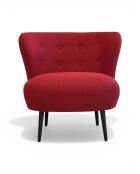 Sessel Swallow's Nest, Netzstoff, 78 x 79 x 73 cm, Himbeerrot