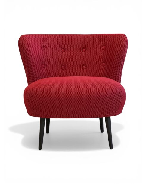 Sessel Swallow's Nest, Netzstoff, 78 x 79 x 73 cm, Himbeerrot