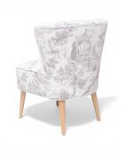 Sillón Gatsby Jardin De Jouy gris - 61x67x75 cm