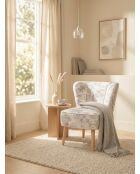 Sillón Gatsby Jardin De Jouy gris - 61x67x75 cm