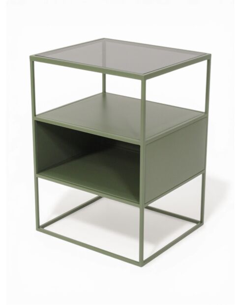 Esprit moosgrüner Beistelltisch - 40x55x35 cm