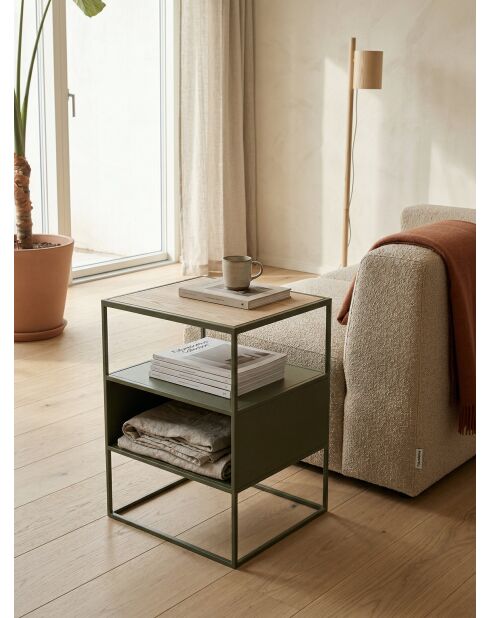 Esprit moosgrüner Beistelltisch - 40x55x35 cm