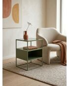 Esprit moosgrüner Beistelltisch - 40x55x35 cm