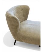 Swallow's Nest Sessel aus braunem Stoff - 78x79x73 cm