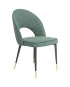 Adèle Stuhl grüne Lochtanne - 47x52x87 cm