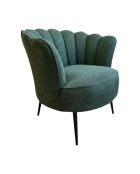 Fauteuil Crown olijfgroen - 88x80x82 cm