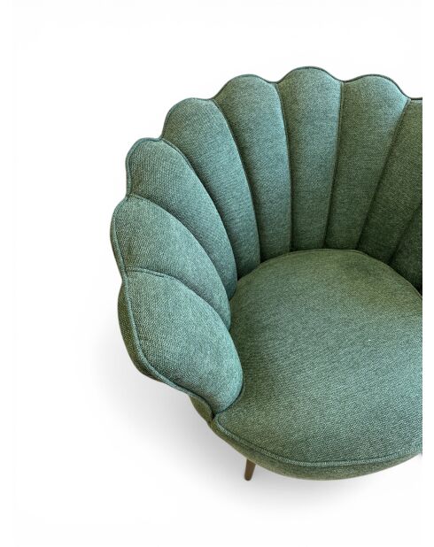 Fauteuil Crown olijfgroen - 88x80x82 cm