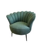 Fauteuil Crown olijfgroen - 88x80x82 cm
