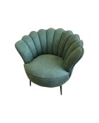 Fauteuil Crown olijfgroen - 88x80x82 cm