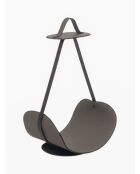 Porte-revues Swing marron - 58x39x31 cm