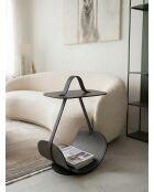 Porte-revues Swing marron - 58x39x31 cm