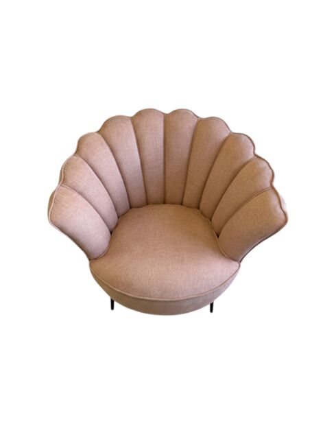 Puderrosa Kronensessel - 88x80x82 cm