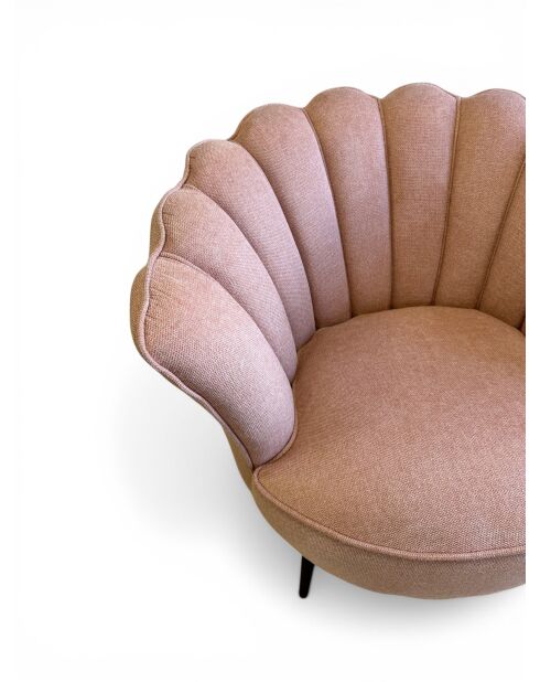 Puderrosa Kronensessel - 88x80x82 cm