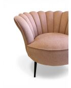 Puderrosa Kronensessel - 88x80x82 cm