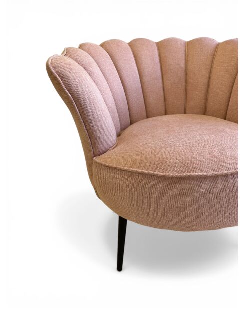 Puderrosa Kronensessel - 88x80x82 cm