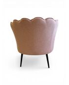 Puderrosa Kronensessel - 88x80x82 cm