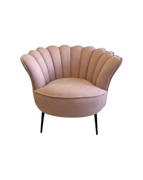 Puderrosa Kronensessel - 88x80x82 cm