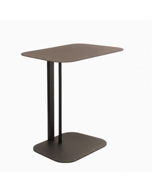 Line dunkelgrauer Beistelltisch - 59x36x61 cm