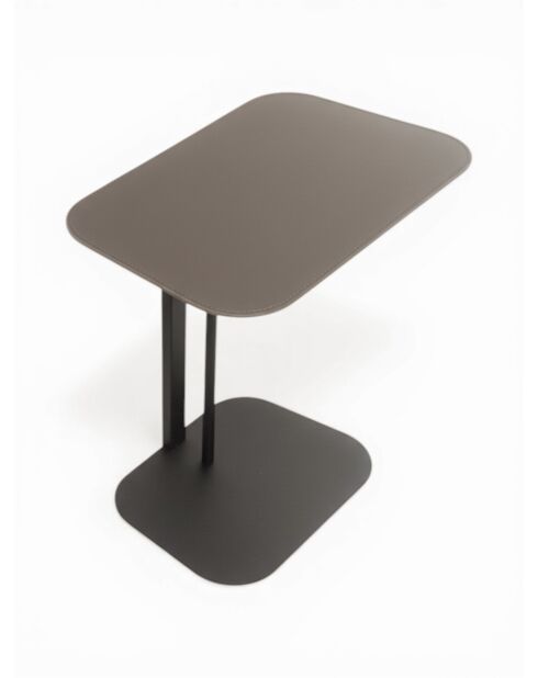 Line dunkelgrauer Beistelltisch - 59x36x61 cm