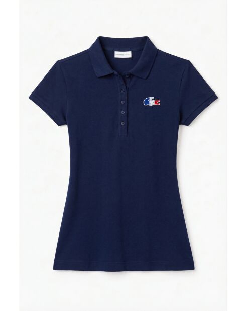Polo MC en coton marine