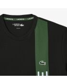 Sport Ultra Dry T-Shirt mit schwarz/streamgrünem Aufdruck