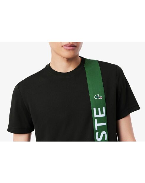 Sport Ultra Dry T-Shirt mit schwarz/streamgrünem Aufdruck