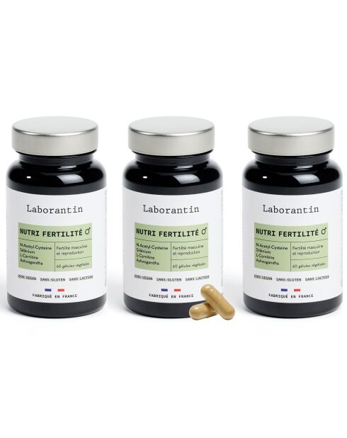 Nutri Fertility Man - 3-Monatskur 180 Kapseln - 300 ml