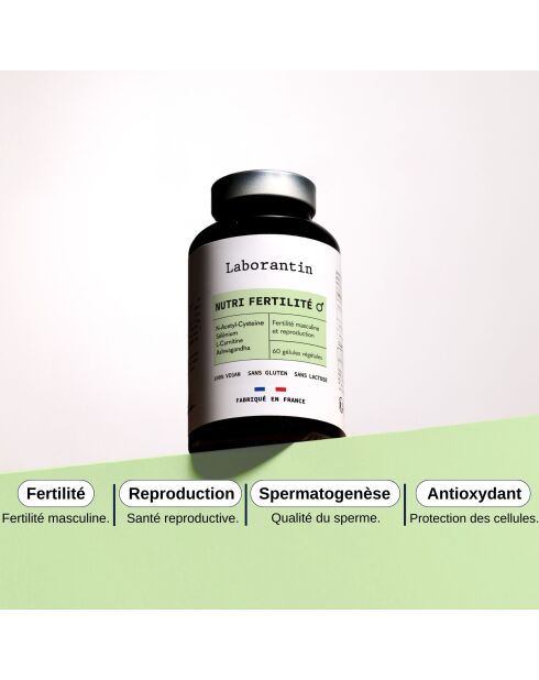 Nutri Fertility Man - 3-Monatskur 180 Kapseln - 300 ml