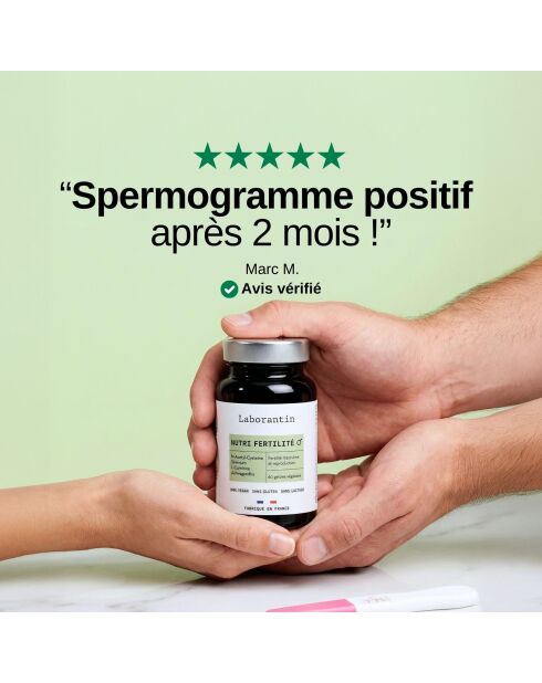 Nutri Fertility Man - 3-Monatskur 180 Kapseln - 300 ml