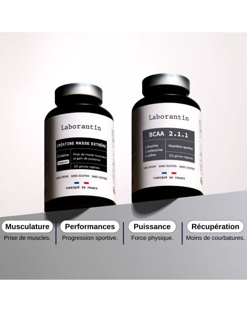 Pack Musculation - Performance sportive - 200 ml / 300 ml