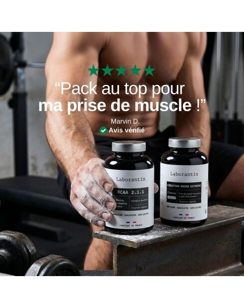 Pack Musculation - Performance sportive - 200 ml / 300 ml