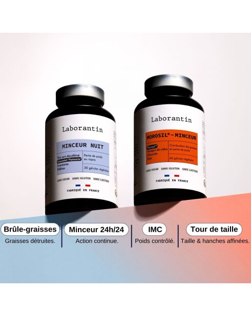 Pacchetto dimagrante giorno - notte - azione dimagrante 24 ore - 100 ml/100 ml