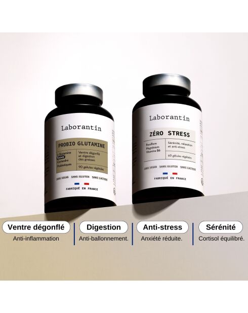 Paquete de cortisol - Antiestrés y desinflado abdominal - 100 ml/200 ml