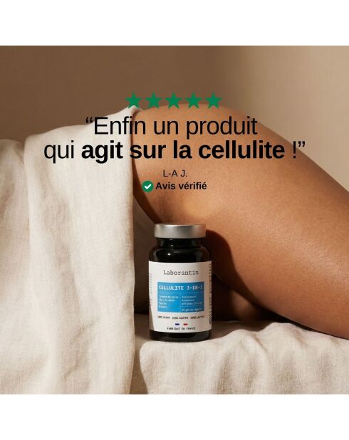 3-in-1-Cellulite — Anti-Orangenhaut-Kur 60 Kapseln — 100 ml