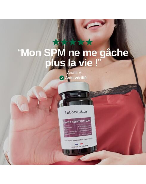 Probio Mestruation - Cura della sindrome premestruale e dolori mestruali 60 capsule - 100 ml