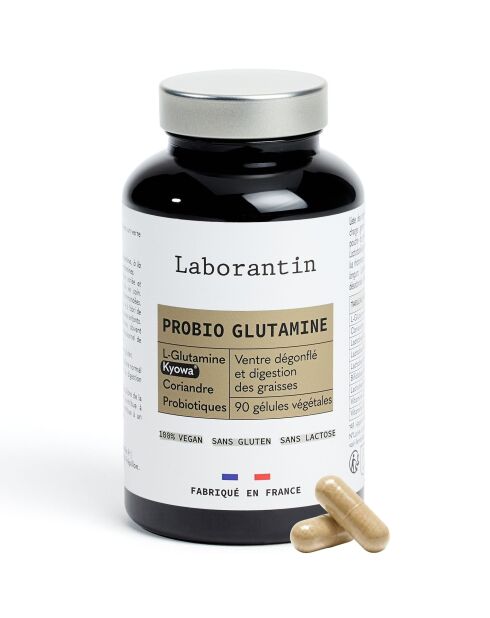 Probio Glutamine - Cura la digestione e la deflazione addominale 90 capsule - 200 ml