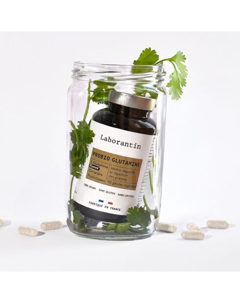 Probio Glutamine - Cura la digestione e la deflazione addominale 90 capsule - 200 ml