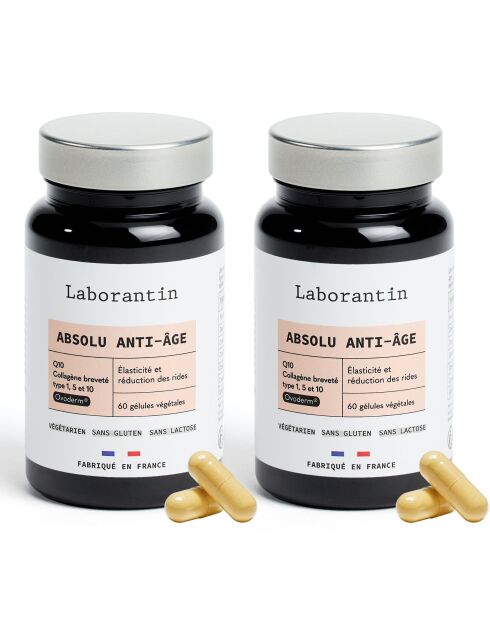 Absolute Anti-Aging - 2-monatige Kur 120 Kapseln - 200 ml
