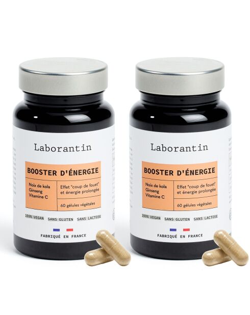 Energy Booster - Cura de 2 meses 120 cápsulas - 200 ml