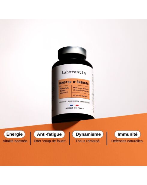 Energy Booster - Cura de 2 meses 120 cápsulas - 200 ml