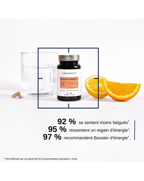 Energy Booster - Cura de 2 meses 120 cápsulas - 200 ml