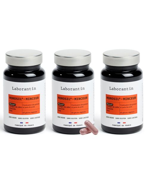 Morosil® -Slimming - Kur über 3 Monate 180 Kapseln - 300 ml